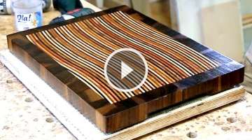 Making a 3D end grain cutting board