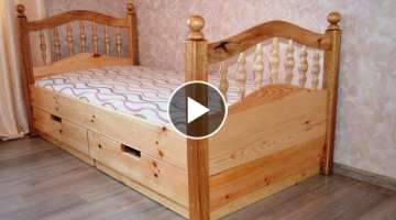 Single bed with storage