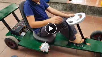 How to Make F1 Electric Car | DIY Go kart at Home