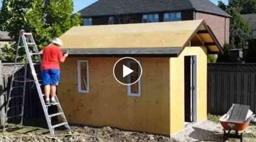 How to Build a Shed (On a Concrete Pad)