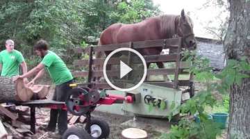 A 1 Horse Power Log Splitter