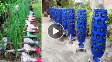 Beautiful Garden ideas Using Old Plastic Bottles - DIY Garden Ideas