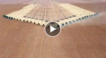 World Amazing Biggest Agriculture Machinery Operator Heavy Equipment Modern Technology Farming Sk...