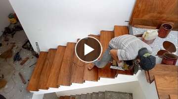 How to build Stairs Building And Installation A Wooden Staircase Treads