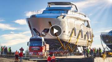 Mega-Yacht Transport / Heavy Haulage to the Exhibition Site