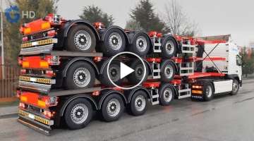 This is How Truck Trailers are Made and You Have to See it ▶ Trailer Production Line in Factory