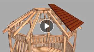 Gazebo 10ft Octagon Assembly Sequence from Outdoor Living 