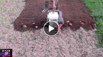 How to plow a garden with cutters