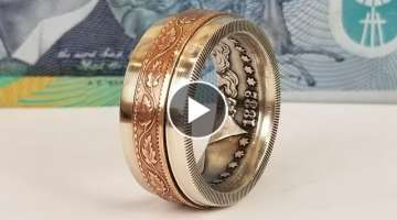 Making a Spinner Ring from Two Coins