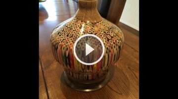 THE LARGE PENCIL VASE WOODTURNING PROJECT