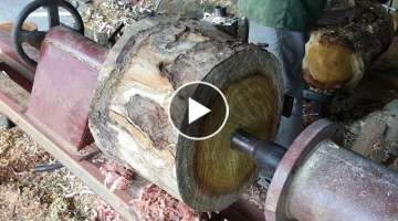 Amazing Skills Work With Wood Lathes // Extremely High Technical Woodturning and Woodworking