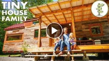 How This Frugal Family of 4 Paid Off $96k in Debt & Built a Custom Tiny House