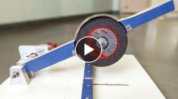 How to Make a Metal cutter / Chop Saw Machine at Home