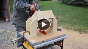 Turning a wooden bowl on a Table Saw! INCREDIBLE!