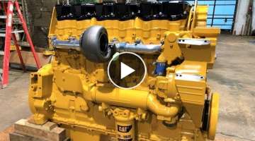800+ Horsepower 17 Liter Caterpillar Diesel Engine Build from Start to Finish + 1973 Peterbilt