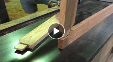 Amazing Woodworking Skill Of Creating Wooden Joints // Joints For Wooden Frames Extremely Easy