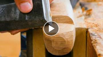 Carving An Airplane For My Son