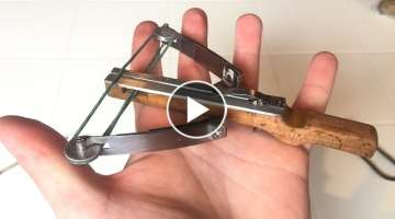 How To Make a Reverse Draw Mini Crossbow | Fast Edition