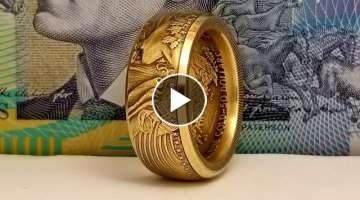 How to Make a Coin Ring From a 1 oz US Gold Eagle
