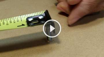 4 Tape Measure Tricks