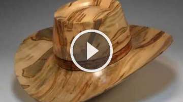 Woodturning - Making a Wood Cowboy Hat