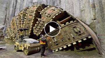 World Amazing Modern Tunnelling Construction Technology - Incredible Construction Equipment Machi...