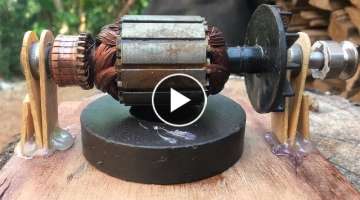 Electric Motor - How to make a battery powered toy mini universal motors DIY work