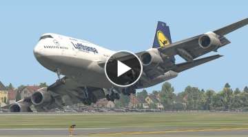 Worst Boeing 747 Emergency Landing | X-Plane 11