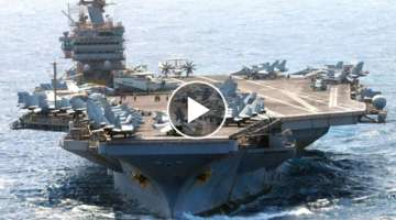 Super Aircraft Carrier • USS Abraham Lincoln Conducts Flight Operations at Sea
