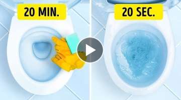 20 WAYS TO CLEAN YOUR HOUSE IN JUST A FEW MINUTES