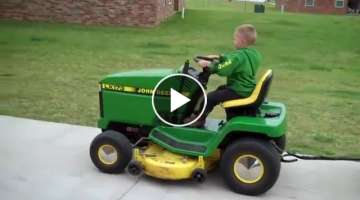 A little Dude who loves anything John Deere