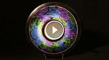 Woodturning with Tim Yoder-Cosmic Clouds Platter