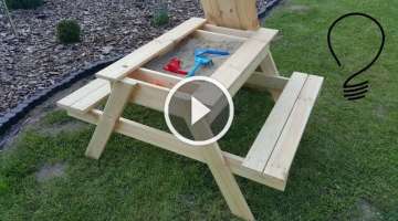 How To Make a Sandbox Picnic Table