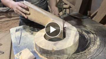 You Need To See To Know - Asia Carpenters Woodworking Techniques High Pole, Wooden Curved Awesome
