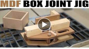 How To Make The Advanced Box Joint Jig (from MDF)