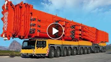 Extreme Dangerous Transport Skills Operations Oversize Truck, World Biggest Heavy Equipment Machi...