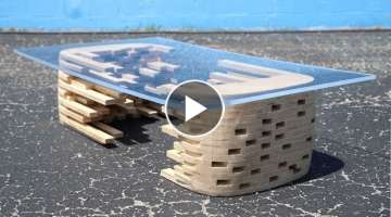 DIY Coffee Table From One Sheet Of Plywood 