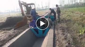 Water Canal | Channel Making Machine , Paving machine