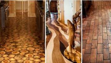 Unusual Wood Flooring Ideas
