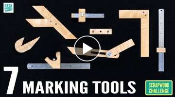 7 Homemade Marking Tools for Woodwork - Scrapwood Challenge ep27