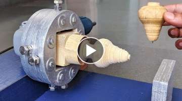 How to Make a Lathe Machine using Angle grinder at Home