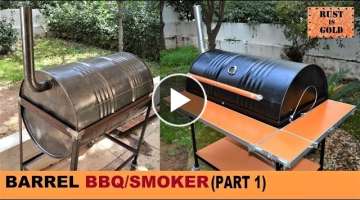 HOW TO BUILD A BARREL BBQ/SMOKER
