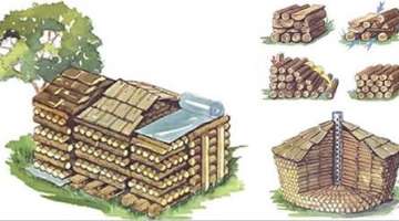 Different Type Of Art: Stacking Firewood