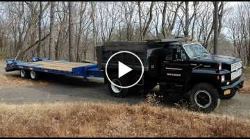 Dump truck paint and new trailer