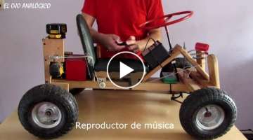 DIY electric Go Kart powered by Drill