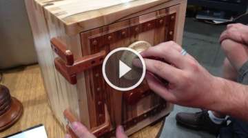 Wooden Combination Lock Mechanism