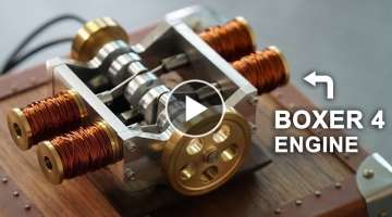 Making a Solenoid Boxer 4 Engine