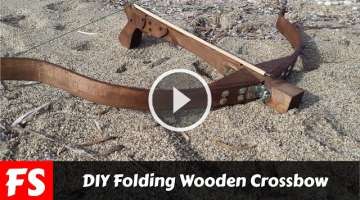 DIY Folding Wooden Crossbow (FS Woodworking)