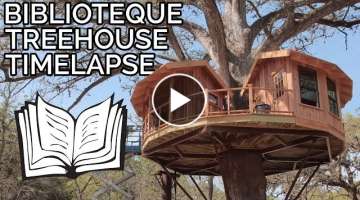 Timelapse: Library Treehouse in Texas Hill Country