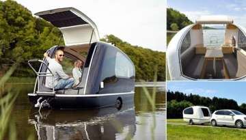 Sealander: This Camper Can Also Be Used as a Boat